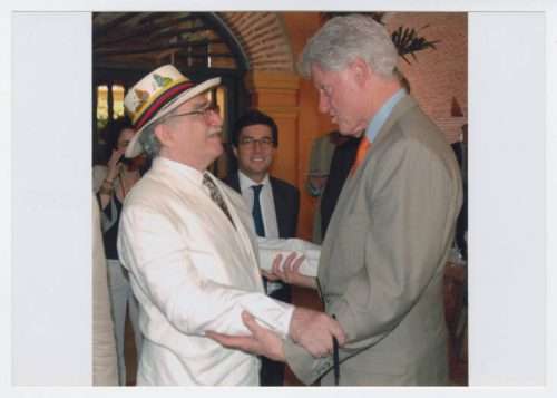 Gabriel Garcia Marquez and Bill Clinton